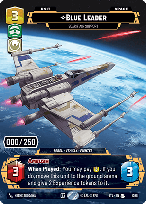 Blue Leader, Scarif Air Support - PRESTIGE SERIALIZED — image 1