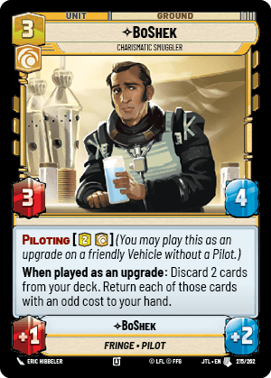 BoShek, Charismatic Smuggler — image 1