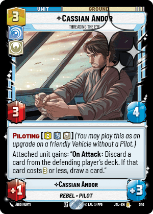 Cassian Andor, Threading the Eye - FOIL — image 1