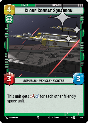 Clone Combat Squadron - FOIL — image 1