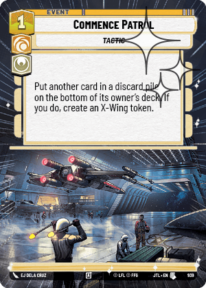 Commence Patrol - HYPERSPACE FOIL — image 1