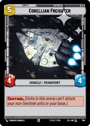 Corellian Freighter - FOIL — image 1
