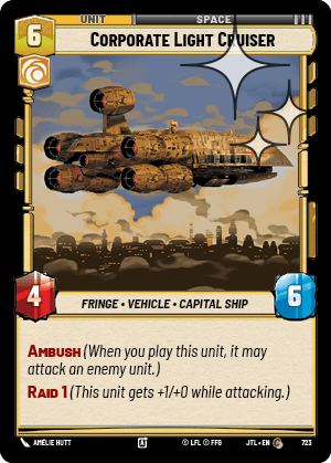 Corporate Light Cruiser - FOIL — image 1