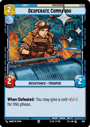Desperate Commando - FOIL — image 1
