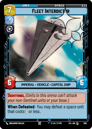 Fleet Interdictor - FOIL — image 1