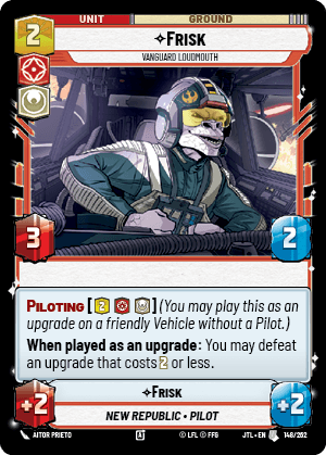 Frisk, Vanguard Loudmouth — image 1