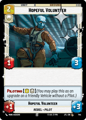 Hopeful Volunteer - FOIL — image 1