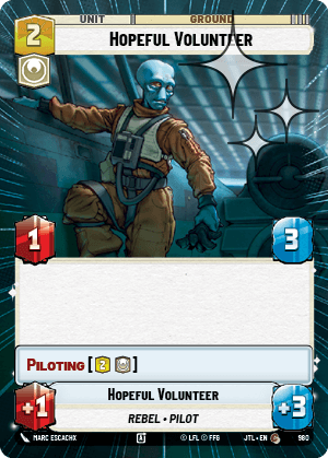 Hopeful Volunteer - HYPERSPACE FOIL — image 1