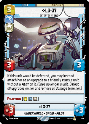 L3-37, Get Out Of My Seat - FOIL — image 1