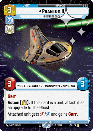 Phantom II, Modified to Dock - HYPERSPACE FOIL — image 1