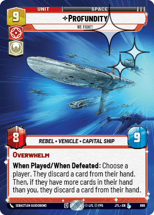 Profundity, We Fight! - HYPERSPACE FOIL — image 1