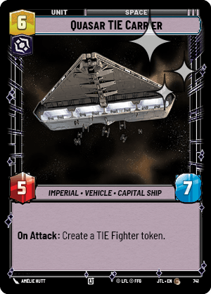 Quasar TIE Carrier - FOIL — image 1