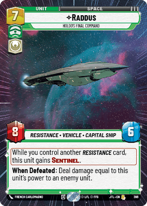 Raddus, Holdo's Final Command - HYPERSPACE — image 1