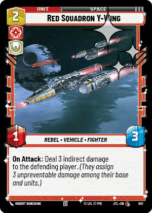 Red Squadron Y-Wing - FOIL — image 1