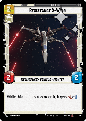 Resistance X-Wing - FOIL — image 1
