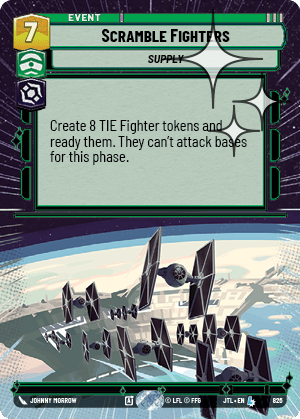 Scramble Fighters - HYPERSPACE FOIL — image 1