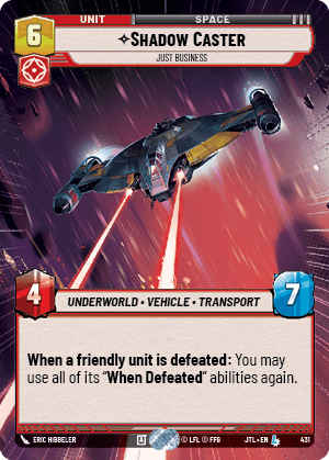 Shadow Caster, Just Business - HYPERSPACE — image 1