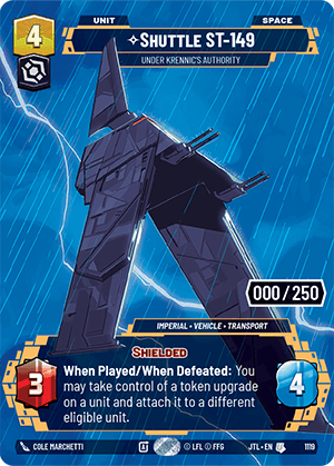 Shuttle ST-149, Under Krennic's Authority - PRESTIGE SERIALIZED — image 1