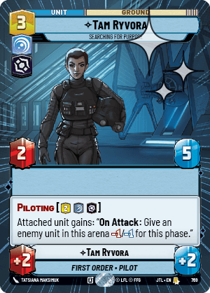 Tam Ryvora, Searching For Purpose - HYPERSPACE FOIL — image 1