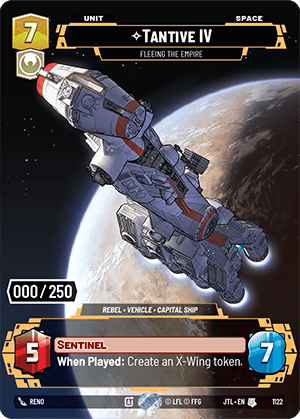Tantive IV, Fleeing the Empire - PRESTIGE SERIALIZED — image 1