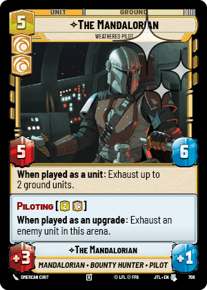 The Mandalorian, Weathered Pilot - FOIL — image 1