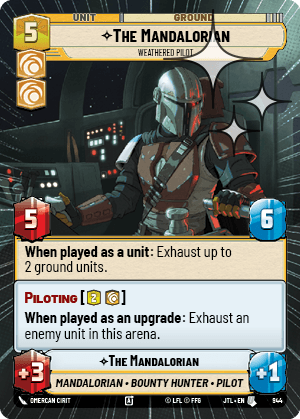 The Mandalorian, Weathered Pilot - HYPERSPACE FOIL — image 1