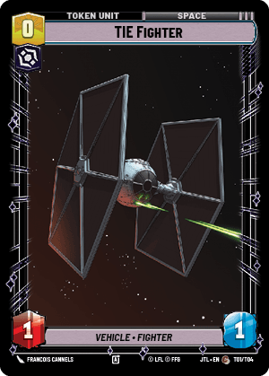 TIE Fighter // X-Wing Token — image 1