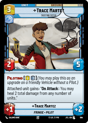 Trace Martez, Trusting Sister - FOIL — image 1
