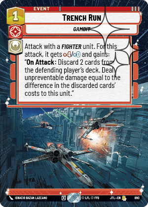 Trench Run - HYPERSPACE FOIL — image 1
