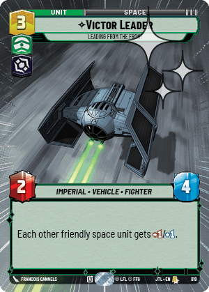 Victor Leader, Leading from the Front - HYPERSPACE FOIL — image 1