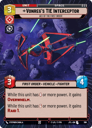 Vonreg's TIE Interceptor, Ace of the First Order - HYPERSPACE — image 1