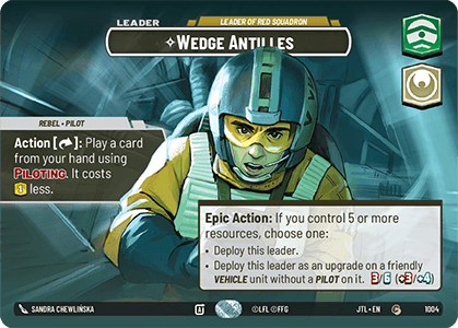 Wedge Antilles, Leader of Red Squadron - SHOWCASE — image 1