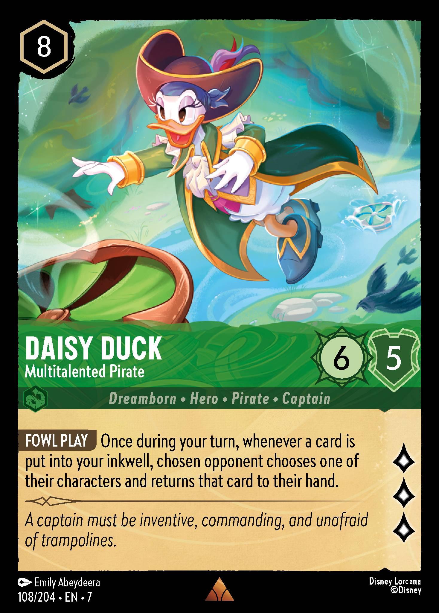 Daisy Duck, Multitalented Pirate - FOIL — image 1