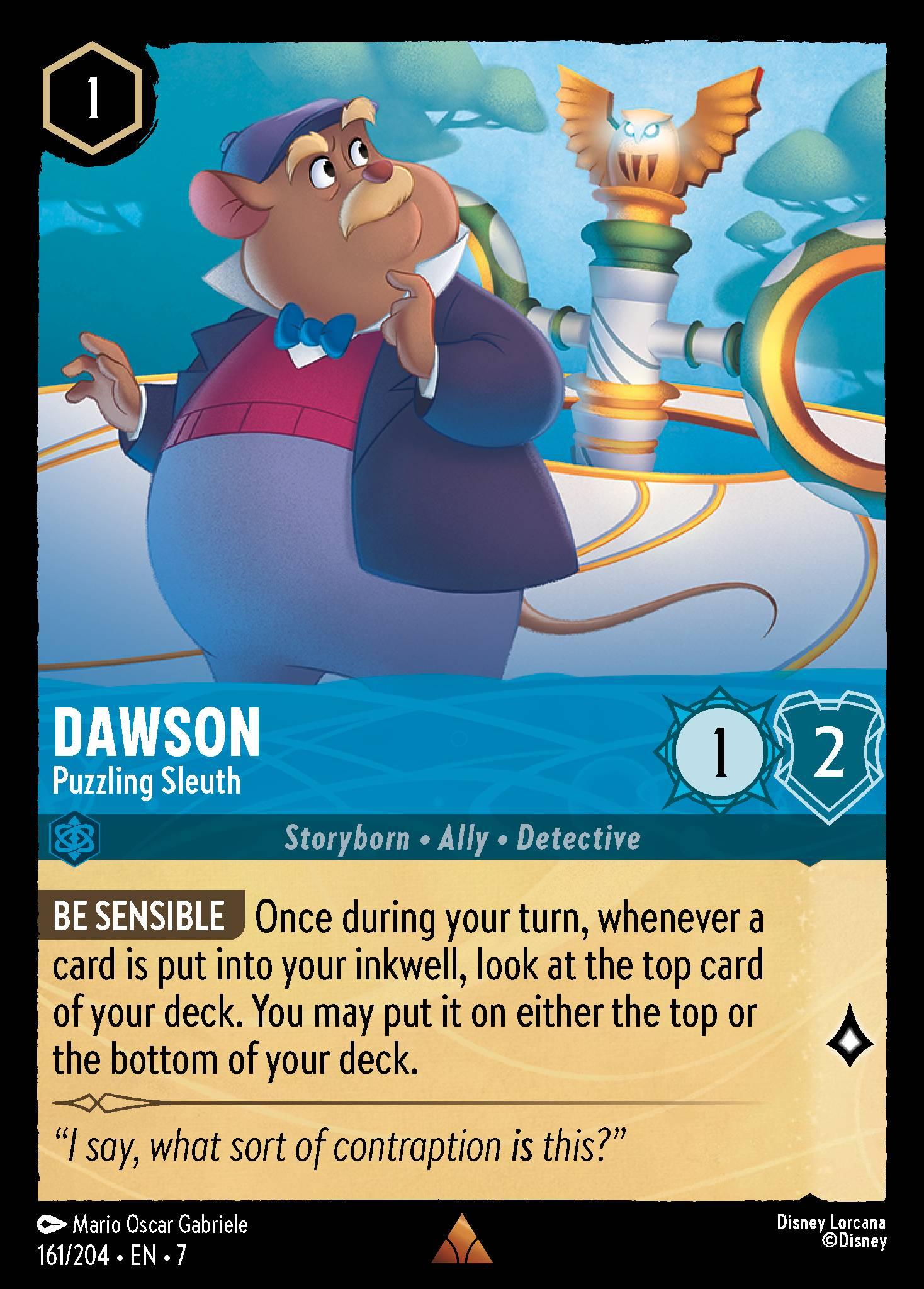 Dawson, Puzzling Sleuth - FOIL — image 1