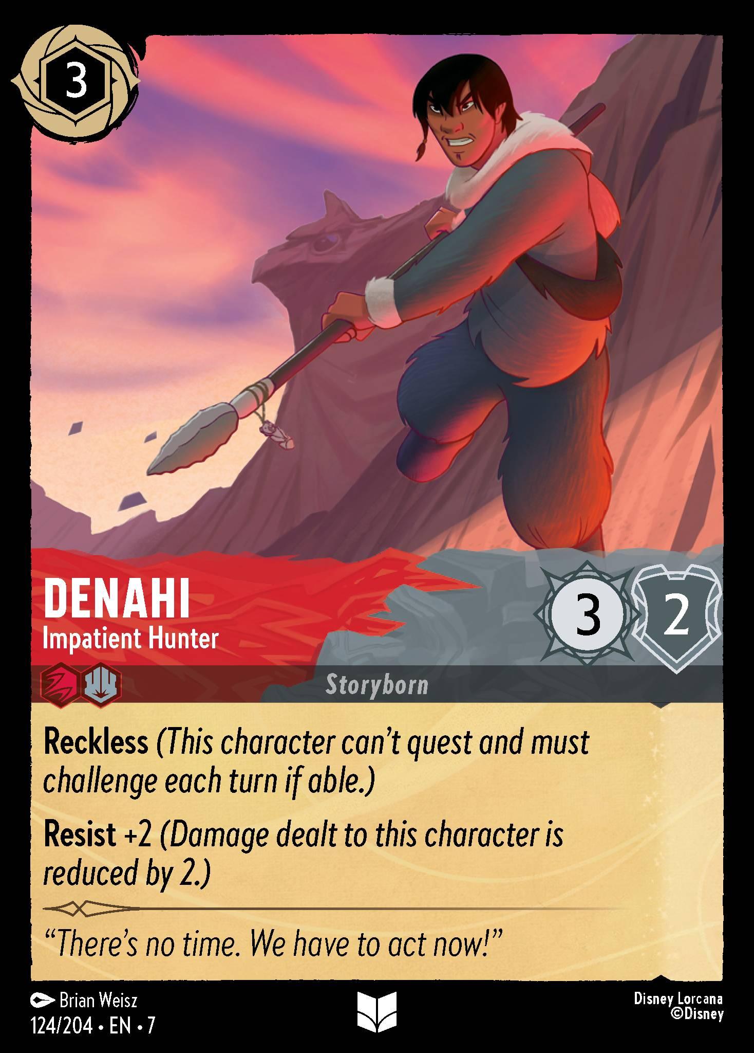 Denahi, Impatient Hunter - FOIL — image 1