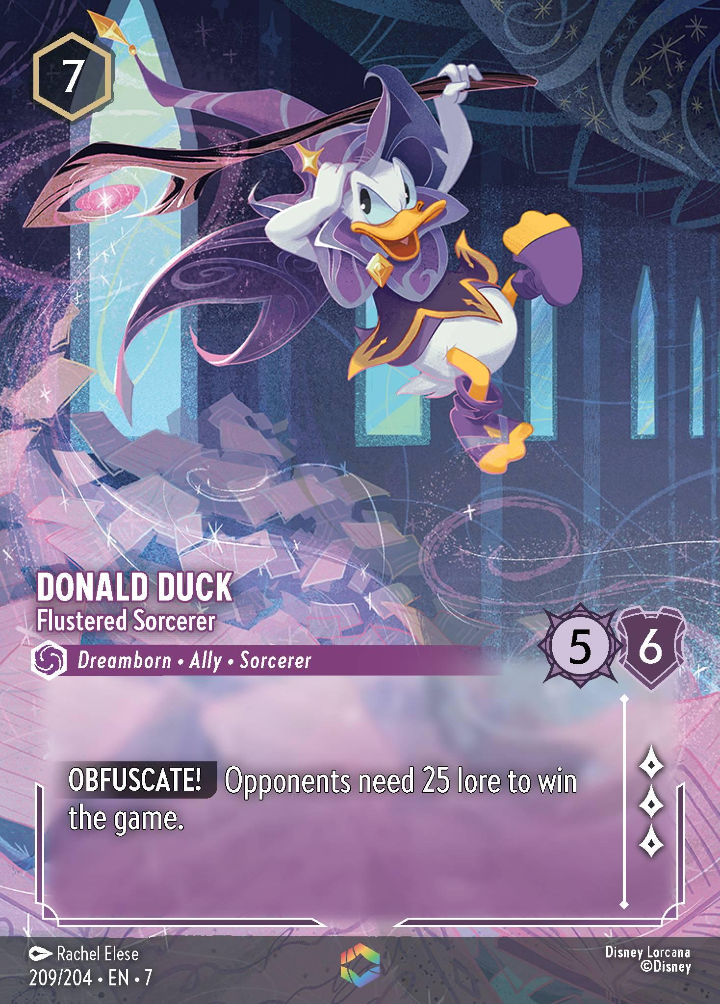 Donald Duck, Flustered Sorcerer - ENCHANTED — image 1