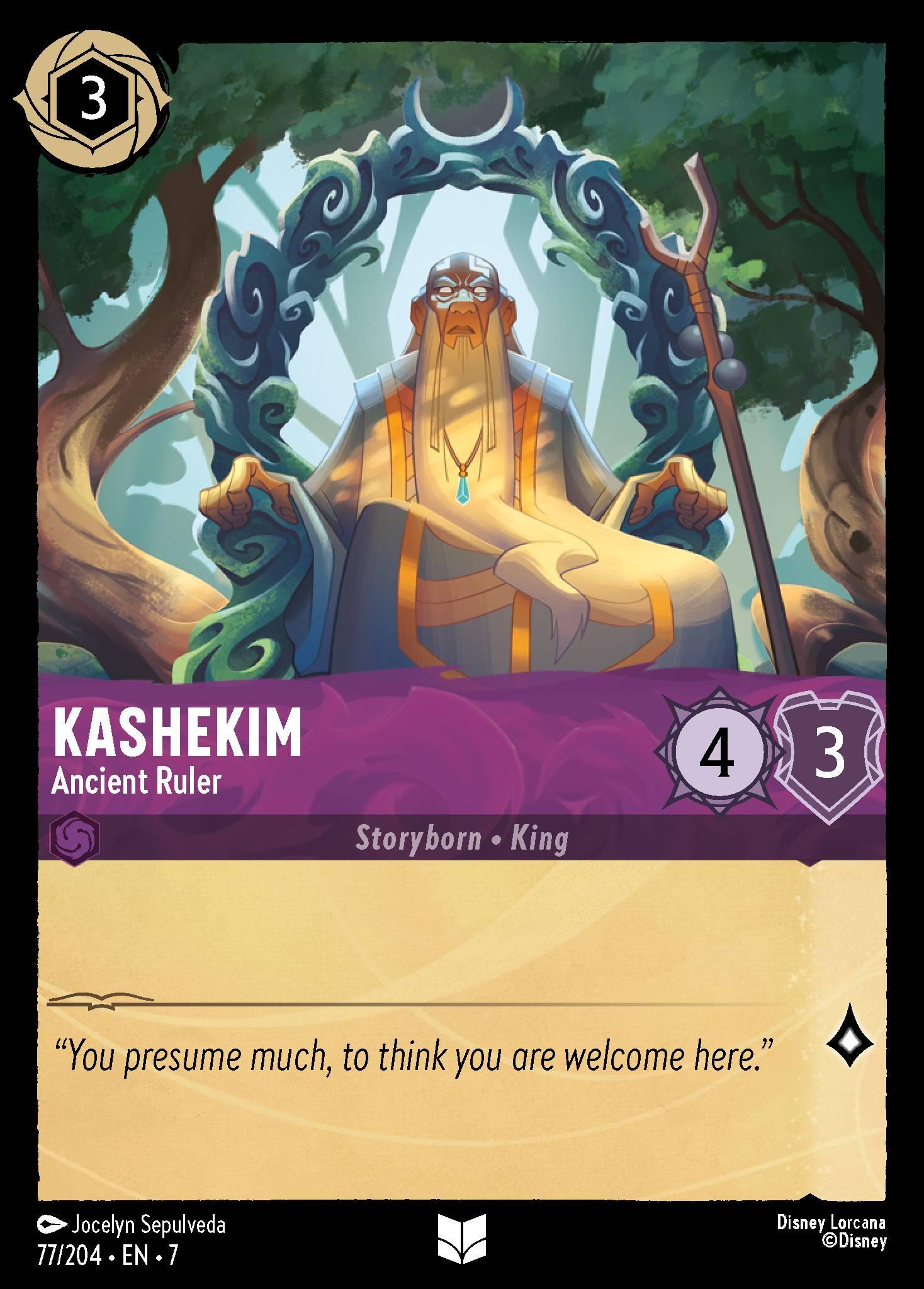 Kashekim, Ancient Ruler - FOIL — image 1