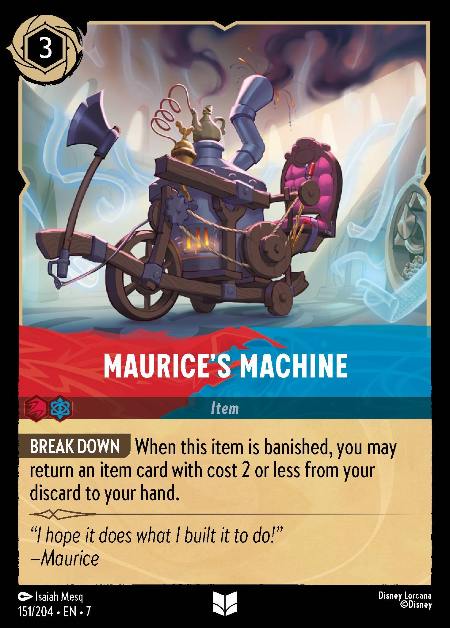 Maurice's Machine - FOIL — image 1
