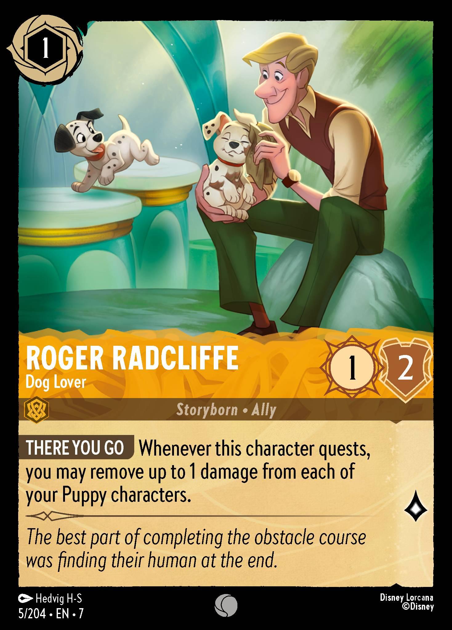 Roger Radcliffe, Dog Lover - FOIL — image 1