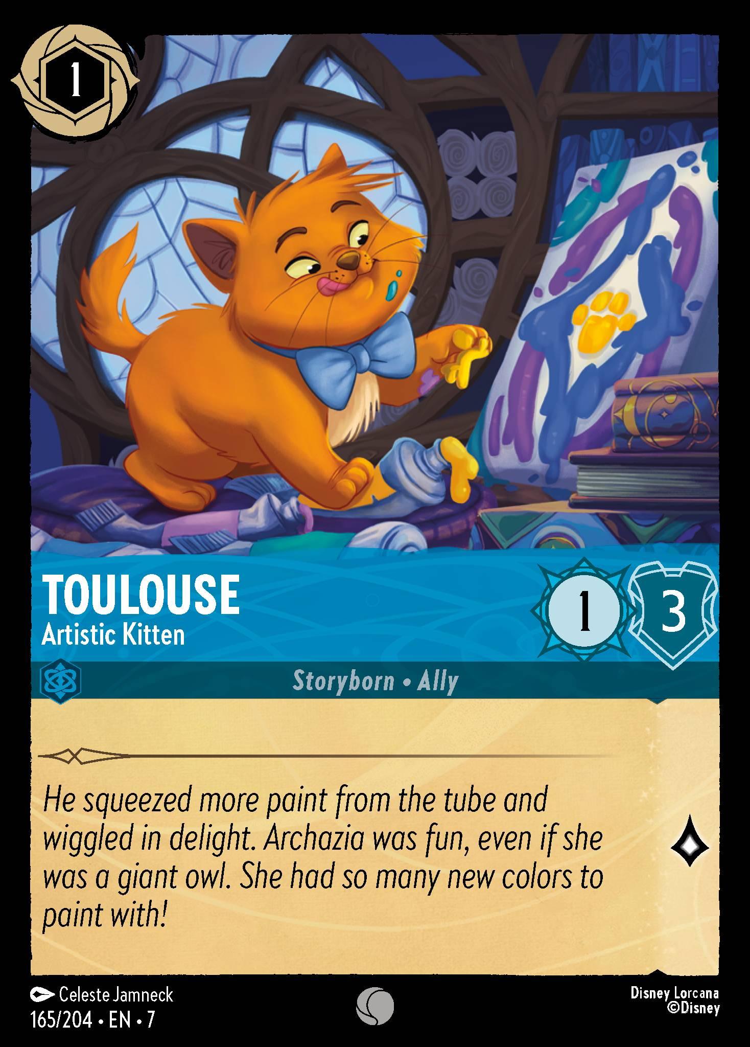 Toulouse, Artistic Kitten - FOIL — image 1