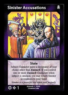 Sinister Accusations — image 1