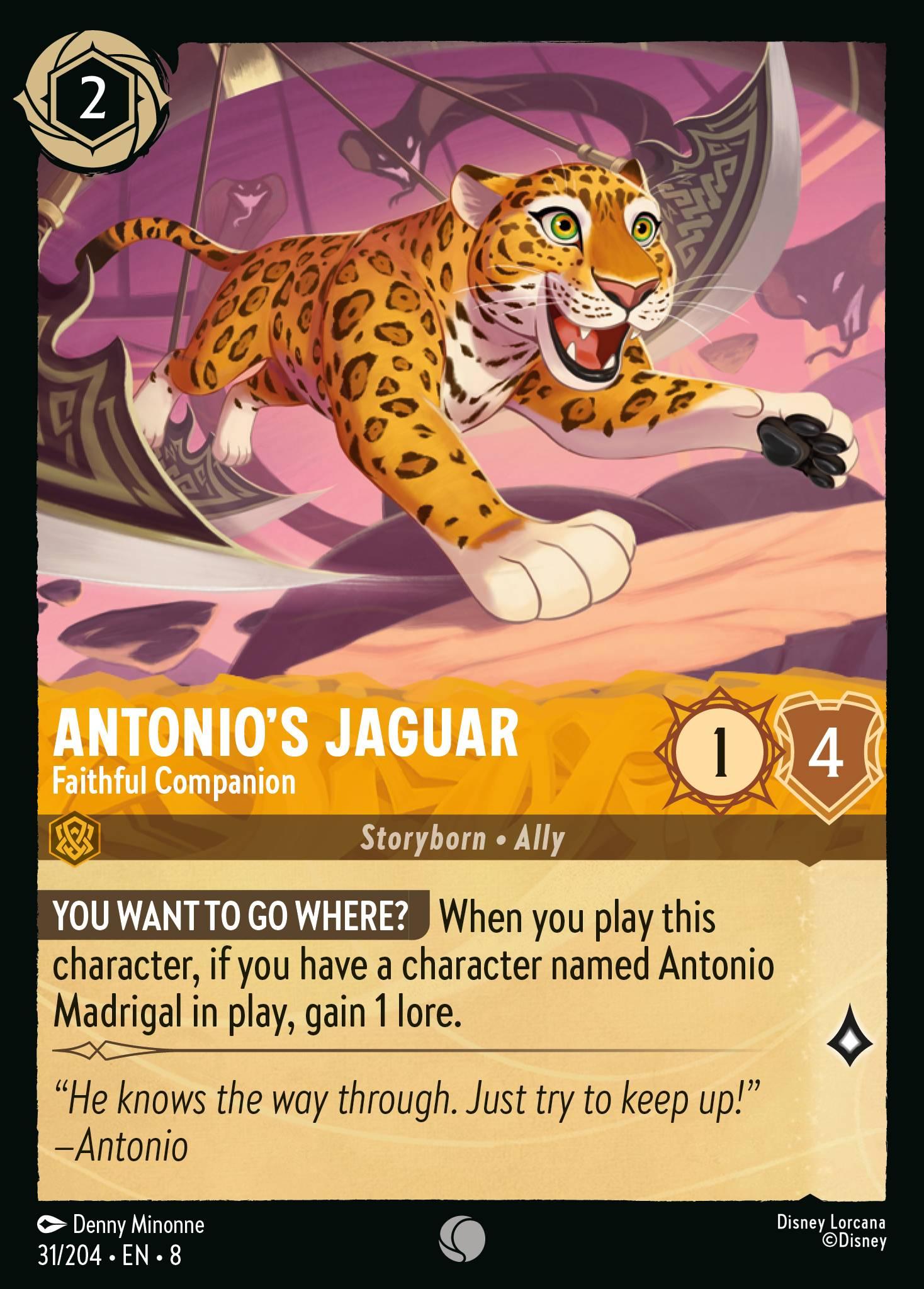 Antonio's Jaguar, Faithful Companion - FOIL — image 1