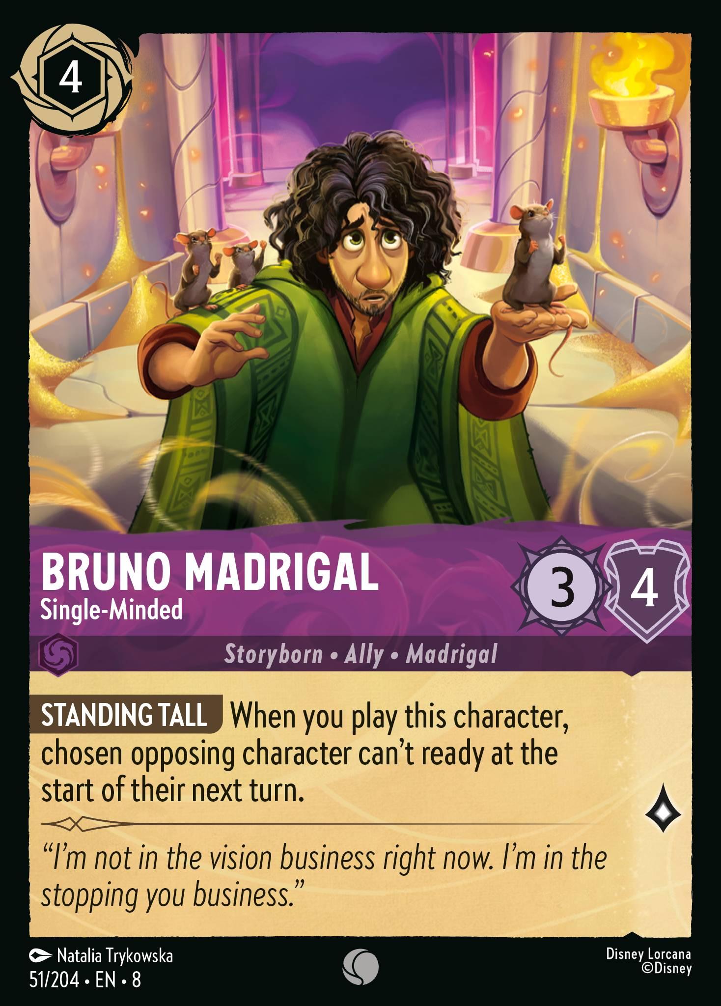 Bruno Madrigal, Single-Minded - FOIL — image 1