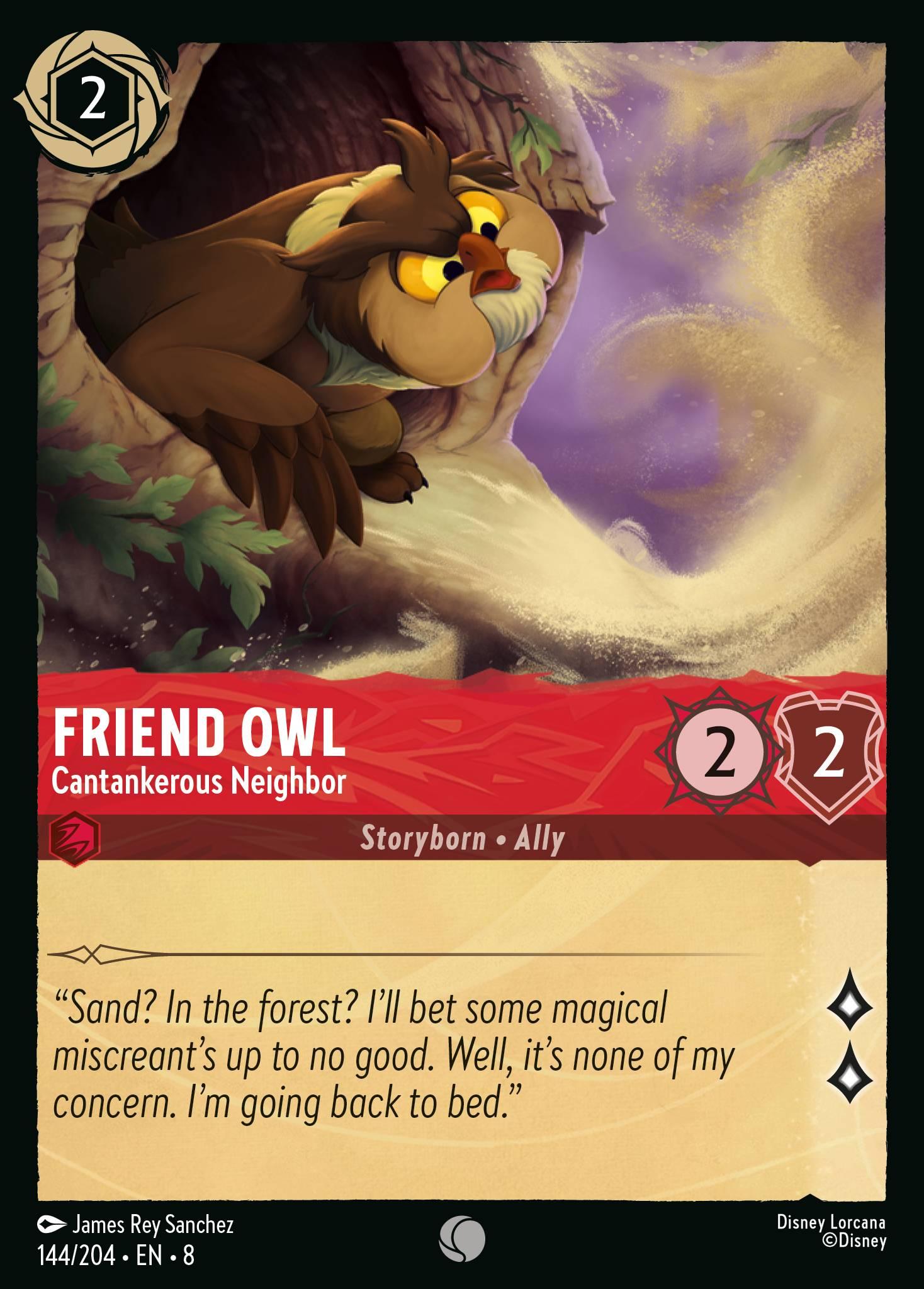 Friend Owl, Cantankerous Neighbor — image 1