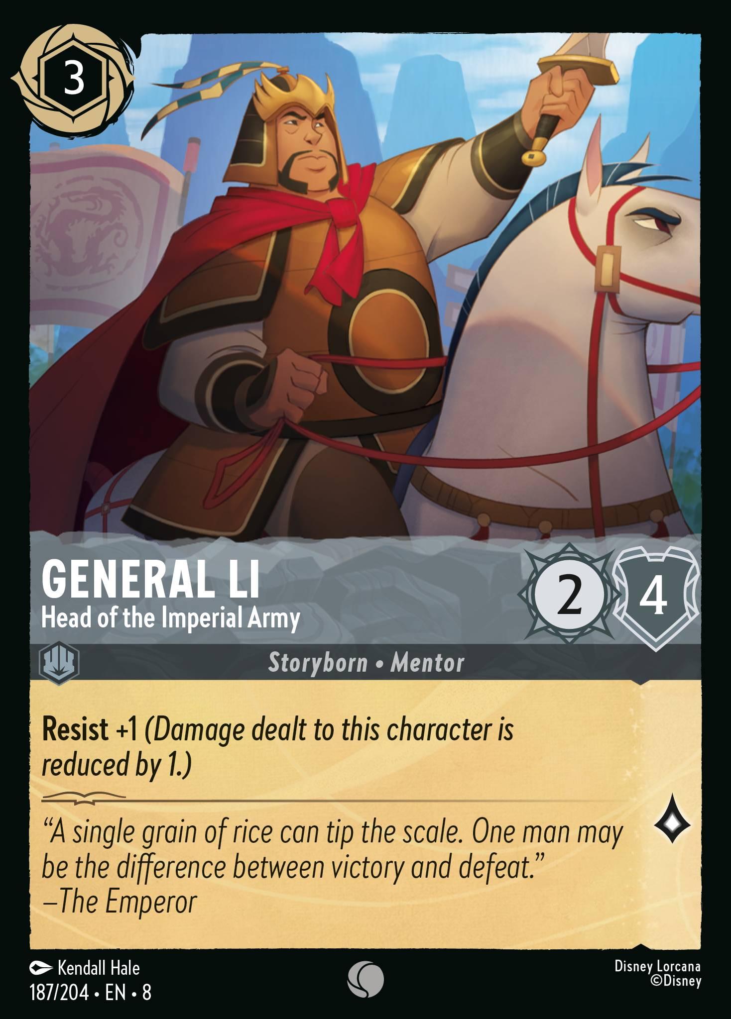 General Li, Head of the Imperial Army - FOIL — image 1