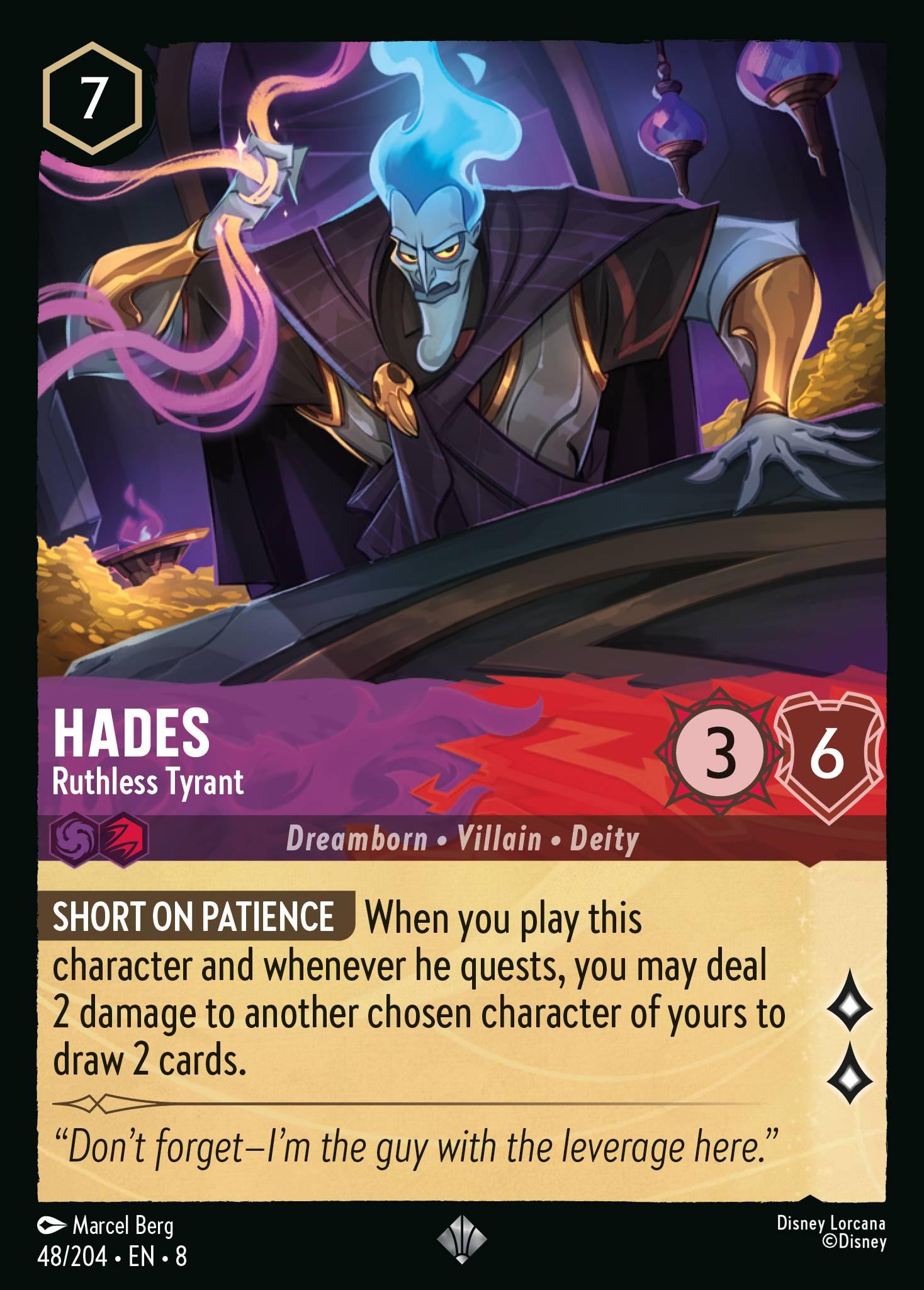 Hades, Ruthless Tyrant - FOIL — image 1