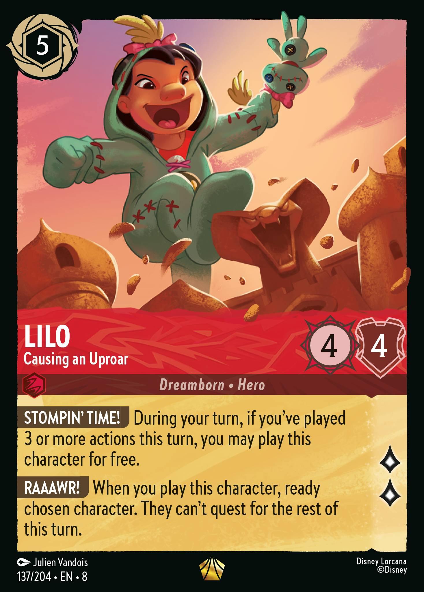 Lilo, Causing an Uproar - FOIL — image 1