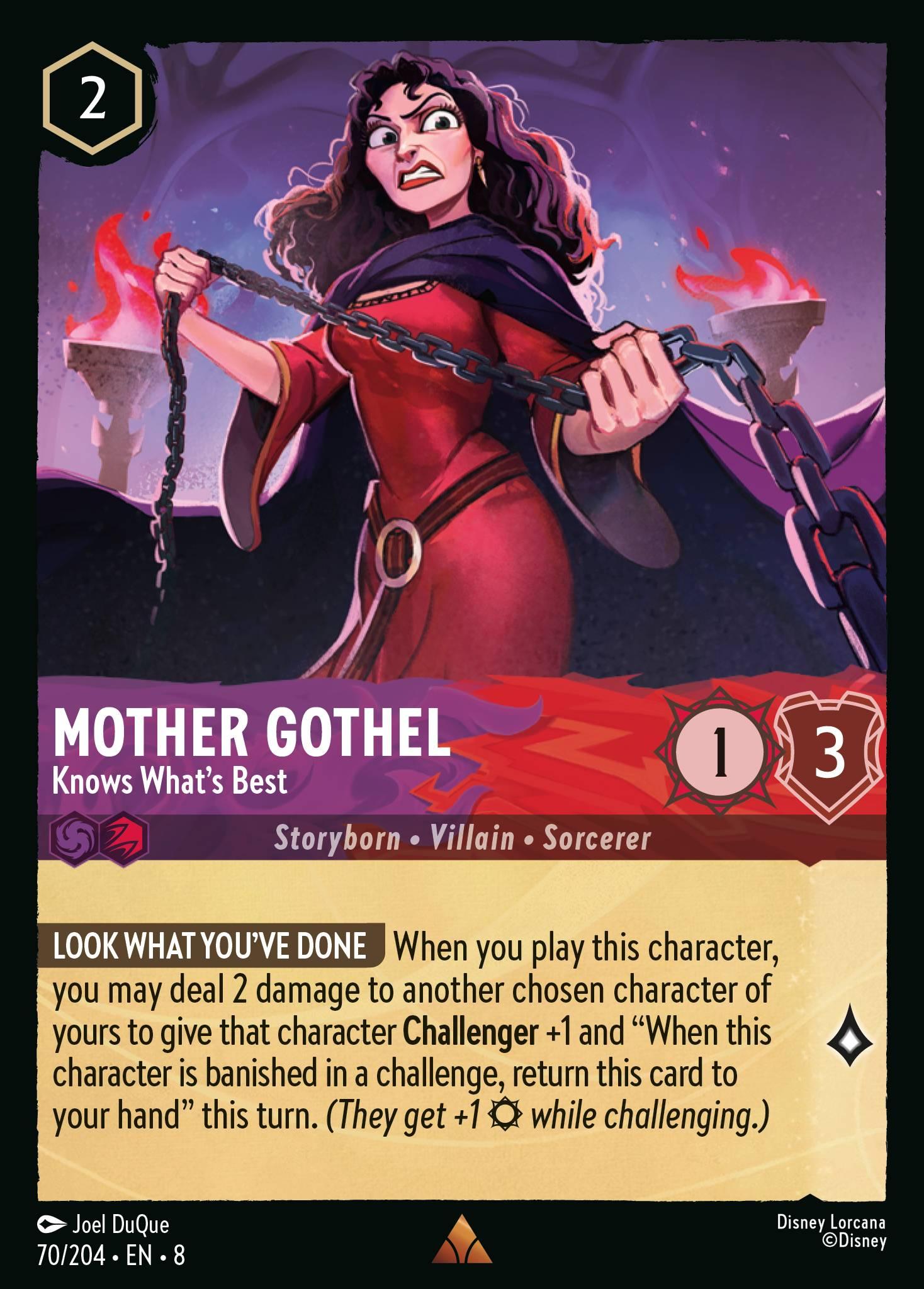Mother Gothel, Knows What's Best - FOIL — image 1