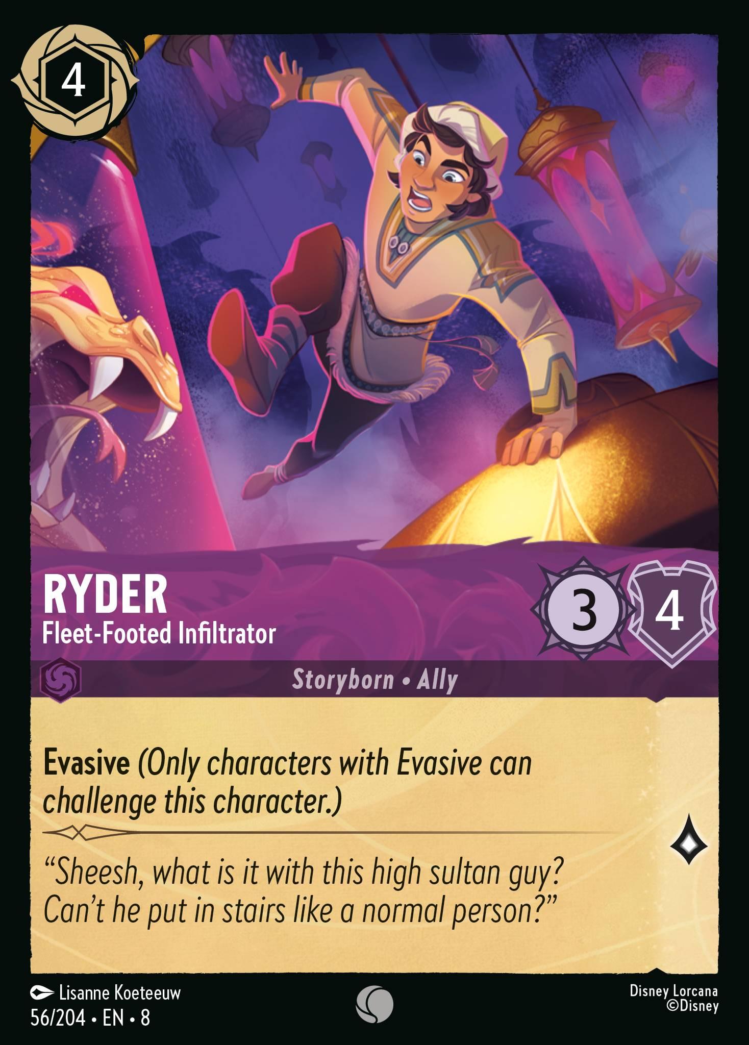 Ryder, Fleet-Footed Infiltrator - FOIL — image 1