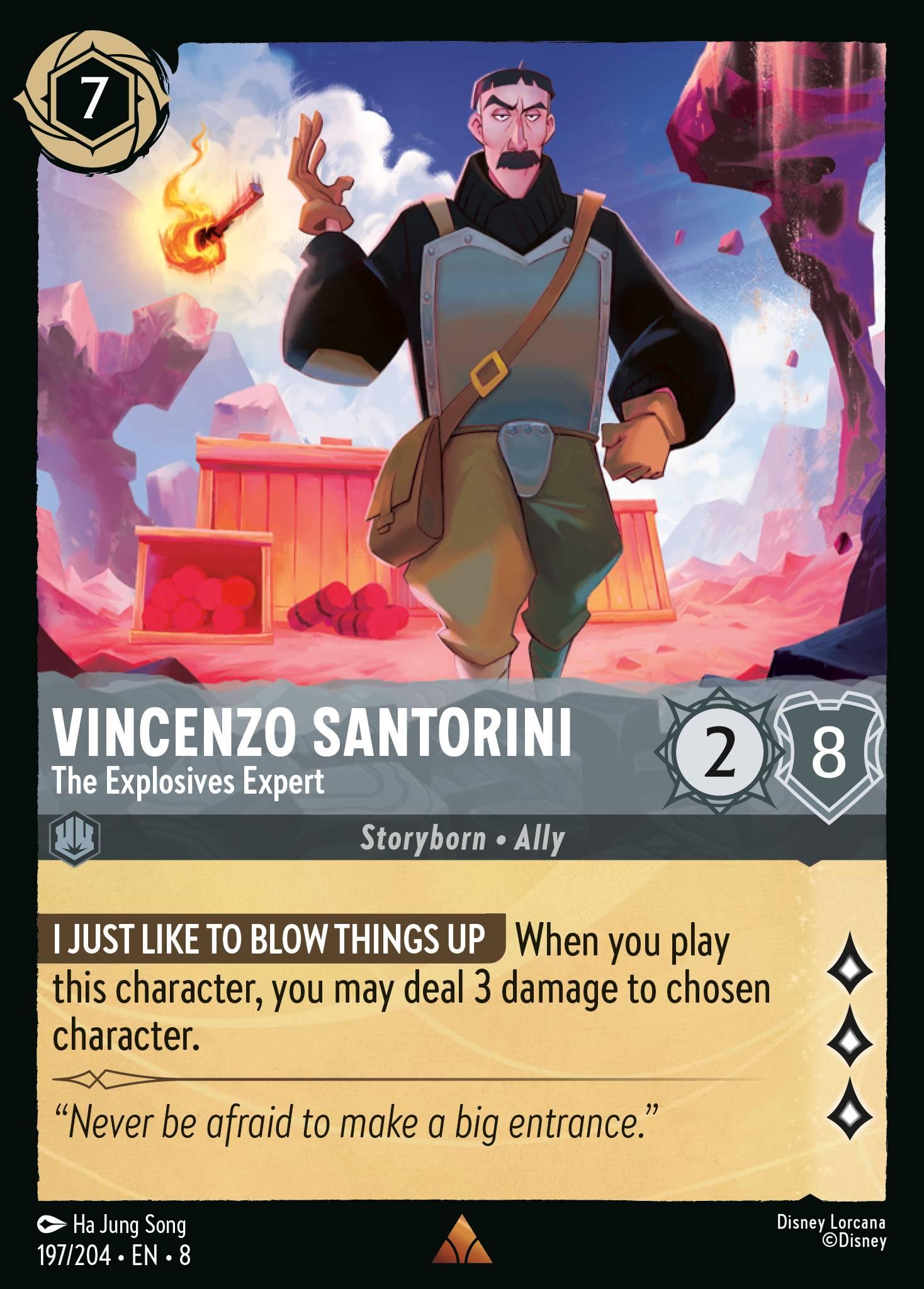 Vincenzo Santorini, The Explosives Expert - FOIL — image 1